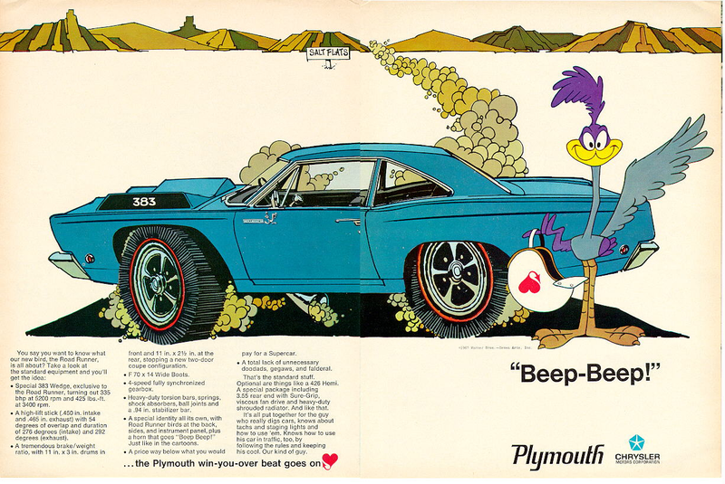 Illustration for article titled There's One American Carmaker That Seems To Like Cartoon Mascots More Than Any Other